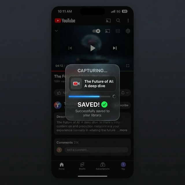 Quick capture overlay